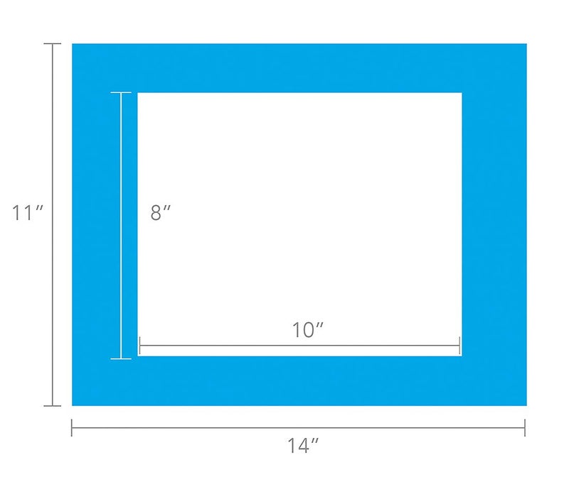 Hygloss 48 Pack Paper Picture Frames, Colorful cardstock Photo Frame 11x14-Inch, Paper Frames to Decorate for Wedding Birthday DIY Classroom Crafts and Decorations - Image 2